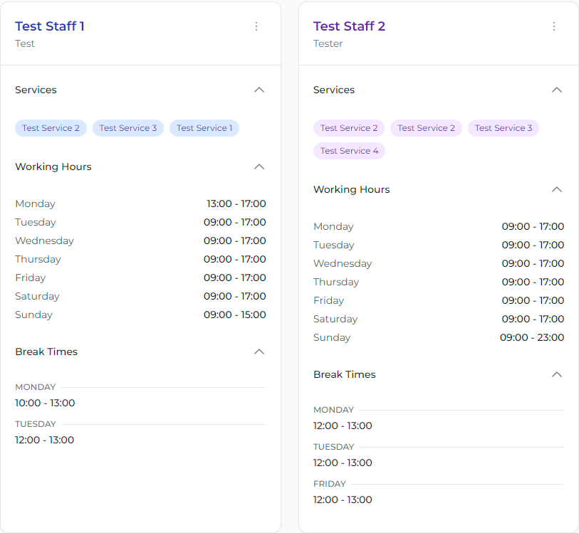 Appointment Overview